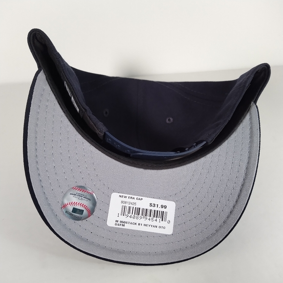 NY Yankees New Era Navy Snapback Hat - Picture 5 of 5